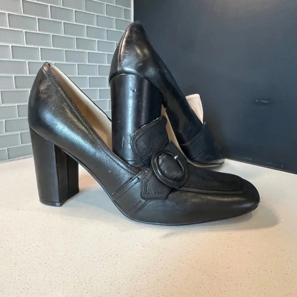 Marc Fisher Shoes - Marc Fisher Black Heels Size 10 4" Thick Heel